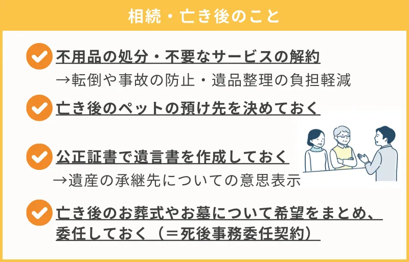 相続・亡き後のこと