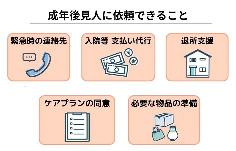 成年後見人に相談できること