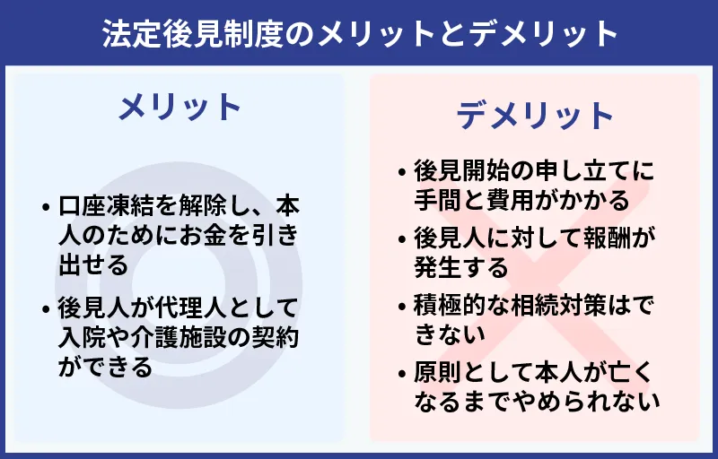 法定後見制度のメリット・デメリット