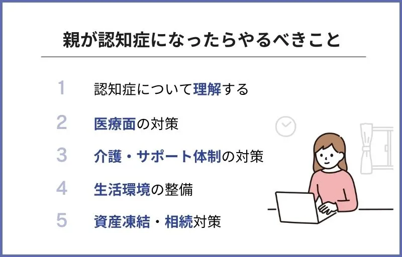 親が認知症になったらやるべきこと