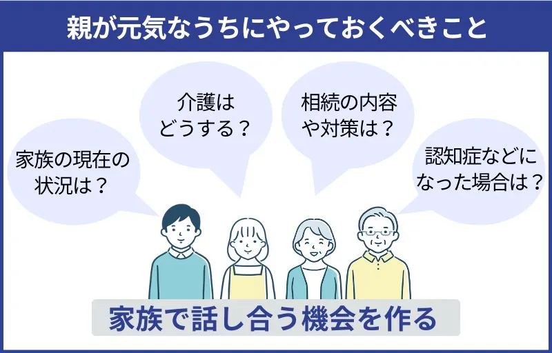 親が元気なうちにやっておくべきこと